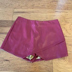 Women's Burgundy Shorts